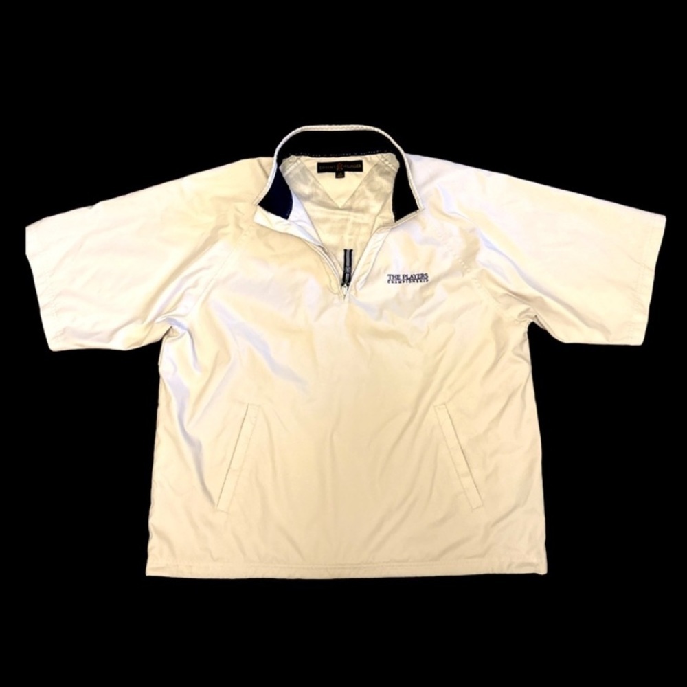 TOMMY HILFIGER GOLF PLAYERS CHAMPIONSHIP WINDBREAKER WHITE SIZE LARGE TPC